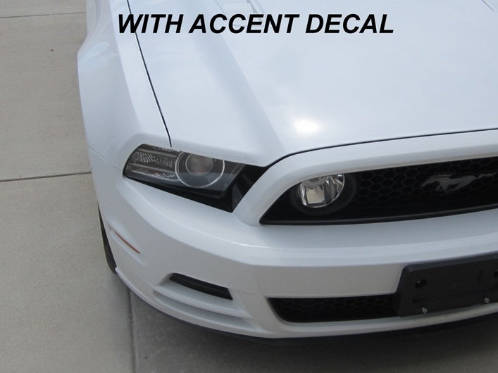 Vinyl Mustang Headlight Accent Decals - Pair (13-14)