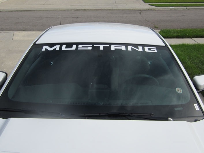 Vinyl MUSTANG Windshield Banner (94-14)