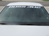 Vinyl BOSS 302 Windshield Banner (94-14)