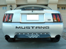Load image into Gallery viewer, Vinyl Mustang Bumper Exhaust Cut Out Decals - Pair (99-04 GT)