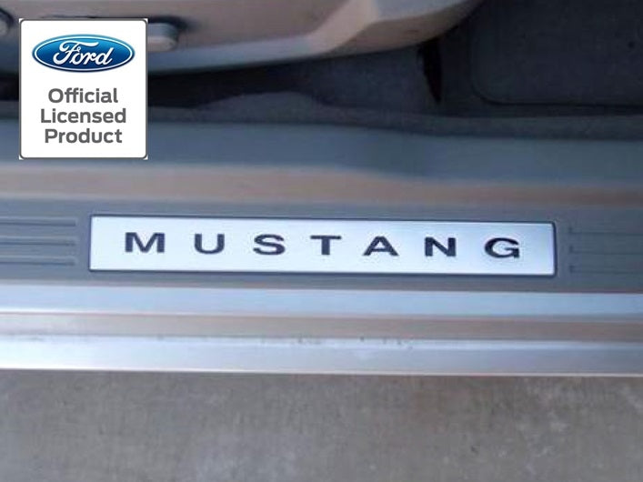 Vinyl MUSTANG Scuff Plate Letters - Pair (05-09)
