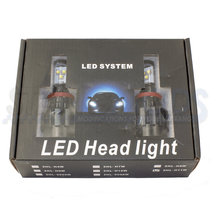 H13 Mustang LED Headlight Kit 05-12 30Watt Bixenon