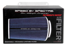 Load image into Gallery viewer, Spectre Adjustable Conical Air Filter 9-1/2in. Tall (Fits 3in. / 3-1/2in. / 4in. Tubes) - Blue
