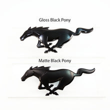 Load image into Gallery viewer, UPR Rear Running Pony Emblem - Gloss Black 2015 Mustang FL-EM0005RHR