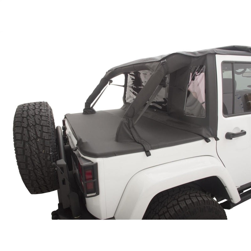 jk top gear Rampage 2007-2018 Jeep Wrangler(JK) Unlimited 4-Door Trailview Tonneau Top