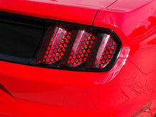 Load image into Gallery viewer, 2015 Mustang Vinyl Honeycomb Tail Light Overlay Kit  2015 Mustang w/out bezels
