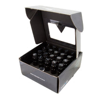 Load image into Gallery viewer, NRG 700 Series M12 X 1.25 Steel Lug Nut w/Dust Cap Cover Set 21 Pc w/Locks & Lock Socket - Black