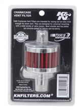 Load image into Gallery viewer, K&amp;N Steel Base Crankcase Vent Filter 0.5in Vent OD x 2in OD x 1.5in Height