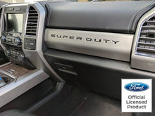 Load image into Gallery viewer, Super Duty Vinyl Dash Letter Inserts for 2017 F-250, 350, 450