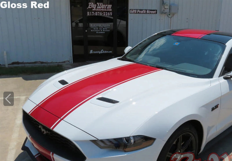 18-20 Mustang Full Length Supersnake Stripe