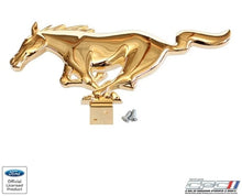Load image into Gallery viewer, CPC Running Horse Grille Emblem in 24K Gold (1965 - 1967) EMB-657-111