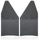 Husky Liners GM 99-16 Silverado/Sierra 12in W Black Top SS Weight Kick Back Front Mud Flaps
