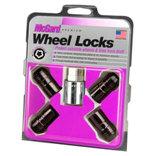 Load image into Gallery viewer, McGard Wheel Lock Nut Set - 4pk. (Cone Seat) M14X1.5 / 21mm & 22mm Dual Hex / 1.639in. L - Black