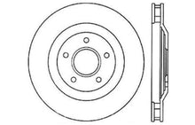 Load image into Gallery viewer, StopTech 04 & 08 Cadillac XLR/XLR-V / 97-04 Chevy Corvette Slotted & Drilled Front Right Rotor