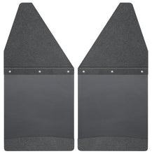 Load image into Gallery viewer, Husky Liners GM 99-16 Silverado/Sierra 12in W Black Top & Weight Kick Back Front Mud Flaps