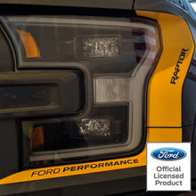 Load image into Gallery viewer, 2017-2020 Ford Raptor Headlight Accents W/Ford Performance & Raptor Logo