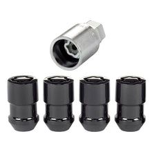 Load image into Gallery viewer, McGard Wheel Lock Nut Set - 4pk. (Cone Seat) M12X1.5 / 19mm & 21mm Dual Hex / 1.46in. Length - Black