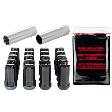 Load image into Gallery viewer, McGard SplineDrive Tuner 5 Lug Install Kit w/Locks & Tool (Cone) M14X1.5 / 22mm Hex - Blk