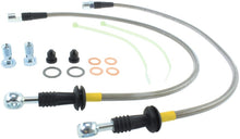 Load image into Gallery viewer, StopTech 02-06 Mini & Mini S Stainless Steel Front Brake Line Kit