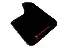 Load image into Gallery viewer, Rally Armor Universal Fit (No Hardware) Basic Black Mud Flap w/ Pink Logo