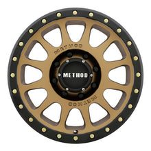 Load image into Gallery viewer, Method MR305 NV 20x10 -18mm Offset 8x180 130.81mm CB Method Bronze/Black Street Loc Wheel