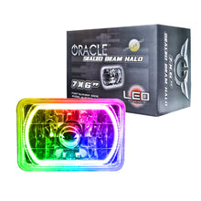Load image into Gallery viewer, Oracle Pre-Installed Lights 7x6 IN. Sealed Beam - ColorSHIFT Halo