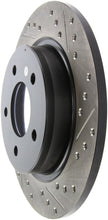 Load image into Gallery viewer, StopTech 04-10 Mazda3 Slotted & Drilled Left Rear Rotor
