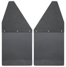 Load image into Gallery viewer, Husky Liners GM 99-16 Silverado/Sierra 12in W Black Top & Weight Kick Back Front Mud Flaps