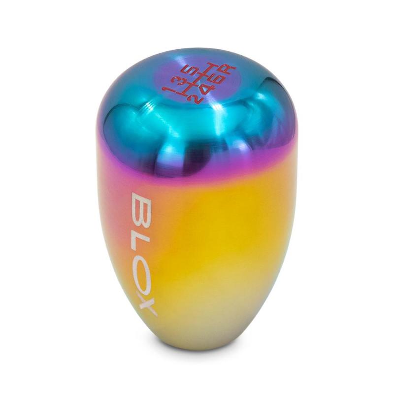 BLOX Racing Limited Series 5-Speed Billet Shift Knob - Electric Blue 12x1.25mm