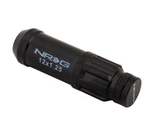 Load image into Gallery viewer, NRG 700 Series M12 X 1.25 Steel Lug Nut w/Dust Cap Cover Set 21 Pc w/Locks & Lock Socket - Black