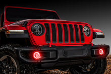 Load image into Gallery viewer, Oracle Jeep Wrangler JL/Gladiator JT LED Surface Mount Fog Light Halo Kit - Red