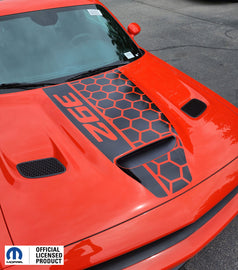 Dodge Challenger Hood Stripe Vinyl Decal Honey Side 392  –  2019-2023