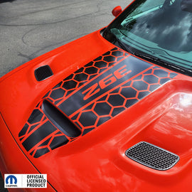 Dodge Challenger Hood Stripe Vinyl Decal Honey Center 392  –  2019-2023