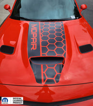 Load image into Gallery viewer, Dodge Challenger Hood Stripe Vinyl Decal Honey Side Mopar  –  2019-2023