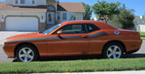Dodge Challenger Side Stripes with Pins Vinyl Decal Sticker Graphics  –  2011-2014