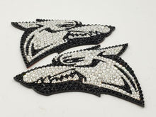 Load image into Gallery viewer, Coyote Growler Fender Badges in Swarovski Crystal