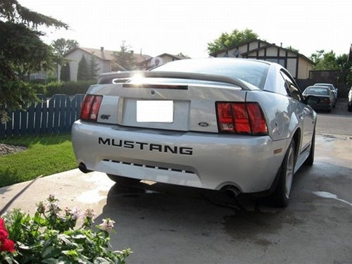 Vinyl Mustang Bumper Letters 99-04