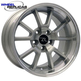 17x10.5 Deep Dish Silver FR500 Wheel (94-04)