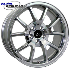 18x9 Chrome FR500 Mustang Wheel