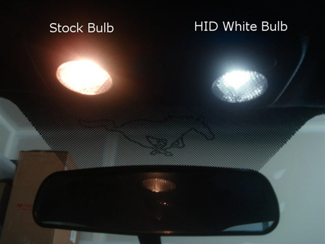 HID White Mustang Map/Dome Bulbs