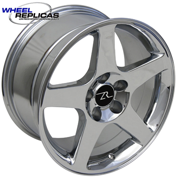 Chrome Cobra Wheel for 1994 - 2004 Ford Mustangs in 17x10.5 inch
