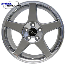 Load image into Gallery viewer, Chrome Cobra Wheel for 1994 - 2004 Ford Mustangs in 17x10.5 inch