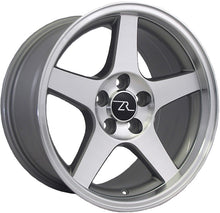 Load image into Gallery viewer, Deep dish Silver Cobra Wheel for 1994 - 2004 Ford Mustangs in 17x9 inch