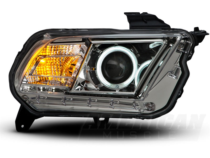 2010-12 Mustang Projectors Chrome