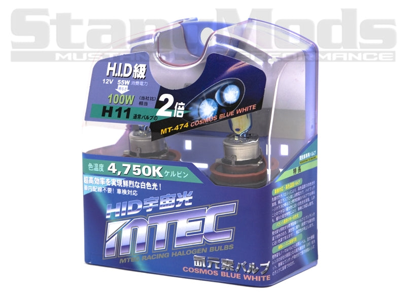 MTEC Cosmos Blue Fog Light Bulbs for 05-12 V6 Mustangs