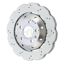 Load image into Gallery viewer, SHW 13-15 Audi RS5 4.2L Rear Drilled-Dimpled Lightweight Wavy Brake Rotor