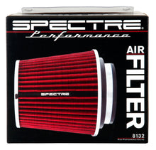 Load image into Gallery viewer, Spectre Adjustable Conical Air Filter 5-1/2in. Tall (Fits 3in. / 3-1/2in. / 4in. Tubes) - Red