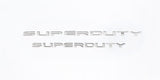 Putco 17-20 Ford SUPERDUTY Letters (Stamped/Stainless Steel) Hood/Front