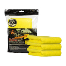 Load image into Gallery viewer, Chemical Guys Workhorse Professional Microfiber Towel - 16in x 16in - Yellow - 3 Pack