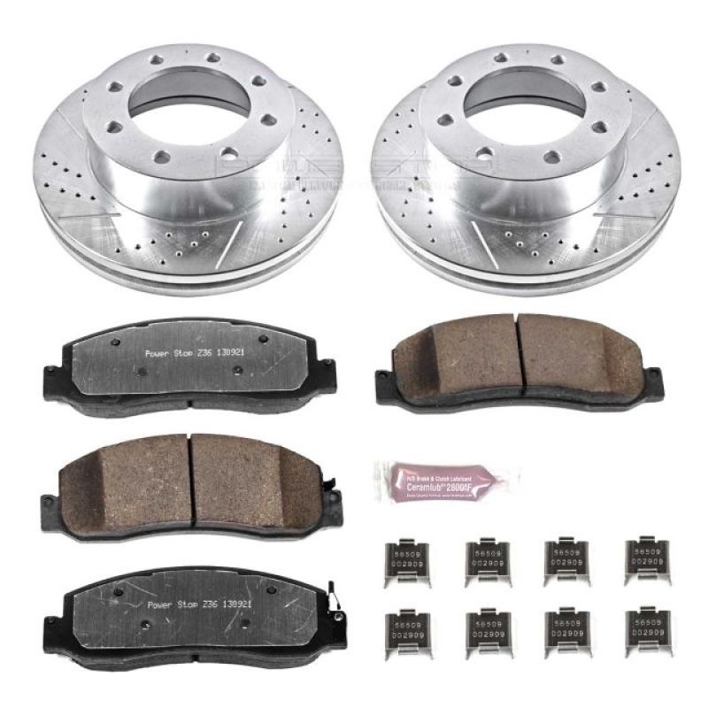 Power Stop 10-11 Ford F-350 Super Duty Front Z36 Truck & Tow Brake Kit